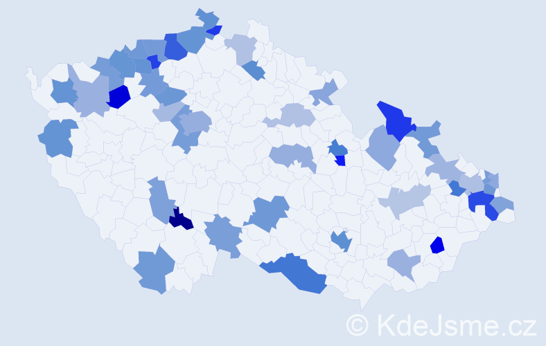 Jméno: 'Marcus', počet výskytů 79 v celé ČR