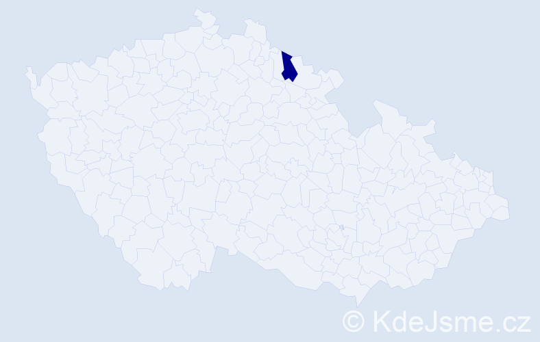 Jméno: 'Dominik Anatolij', počet výskytů 1 v celé ČR