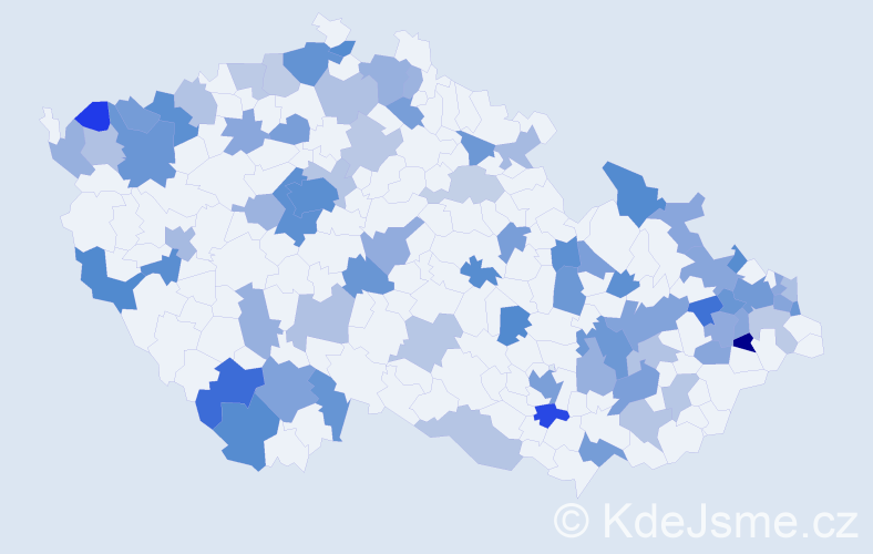 Jméno: 'Isabel', počet výskytů 138 v celé ČR