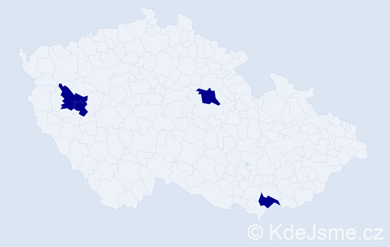 Jméno: 'Lukáš Ladislav', počet výskytů 4 v celé ČR