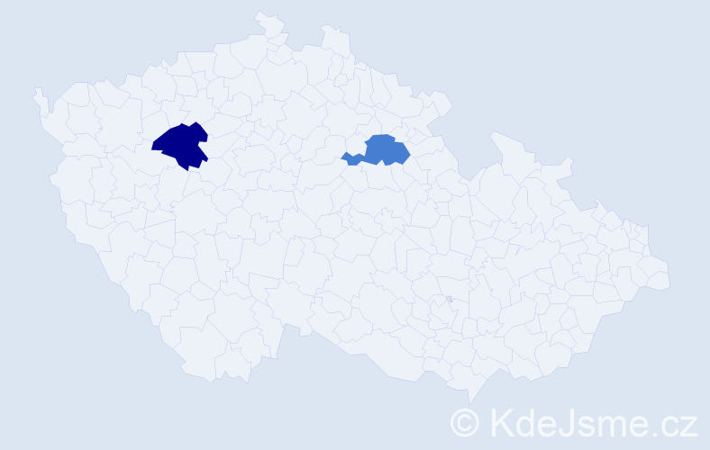 Jméno: 'David Tobiáš', počet výskytů 2 v celé ČR