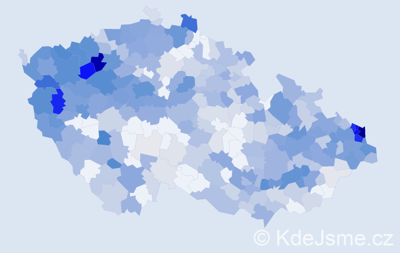 Jméno: 'Evženie', počet výskytů 1124 v celé ČR