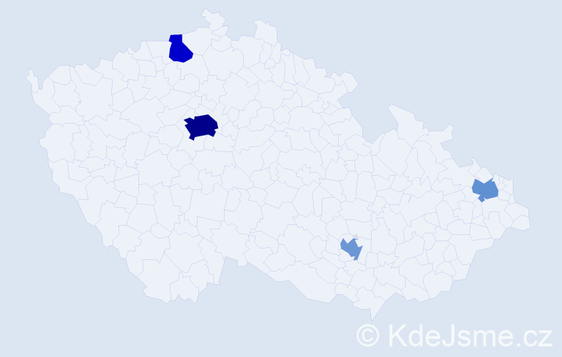 Jméno: 'Lela', počet výskytů 11 v celé ČR