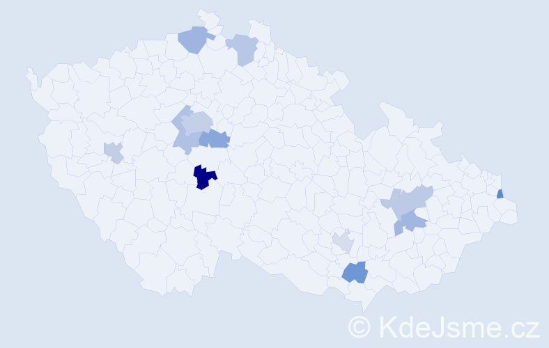 Jméno: 'Joana', počet výskytů 16 v celé ČR