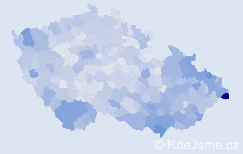 Jméno: 'Terezie', počet výskytů 6094 v celé ČR