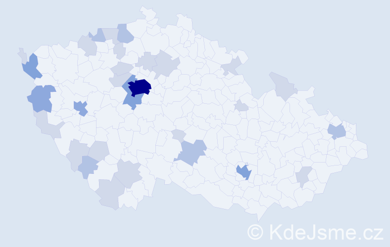 Jméno: 'Minh Anh', počet výskytů 62 v celé ČR