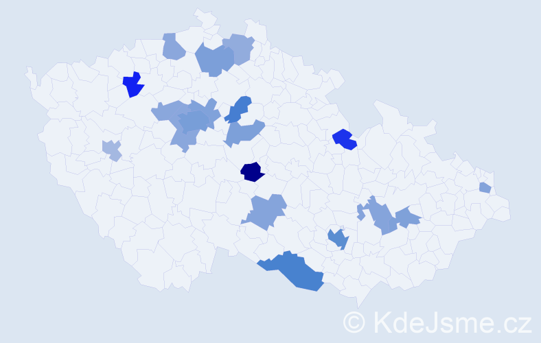 Jméno: 'Alisa', počet výskytů 33 v celé ČR