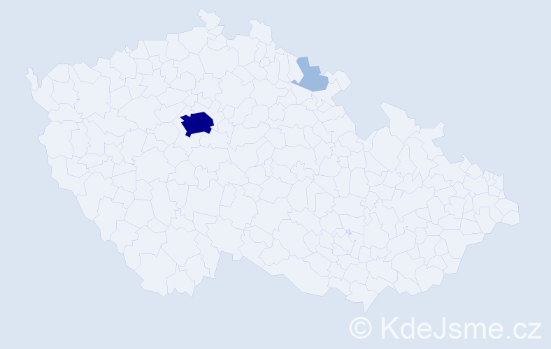 Jméno: 'Duc Trung', počet výskytů 5 v celé ČR