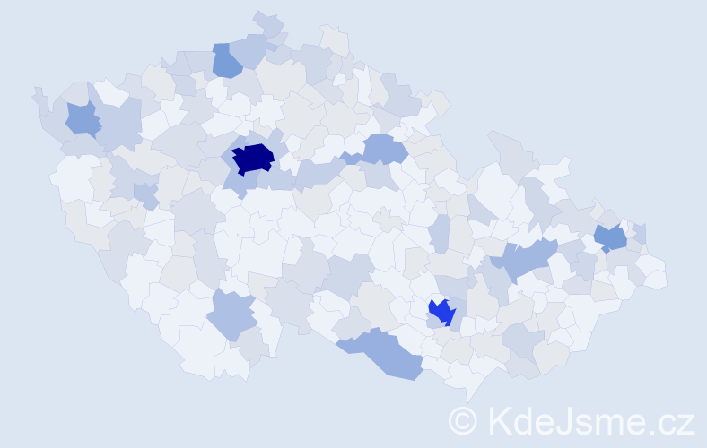 Jméno: 'Charlotte', počet výskytů 351 v celé ČR