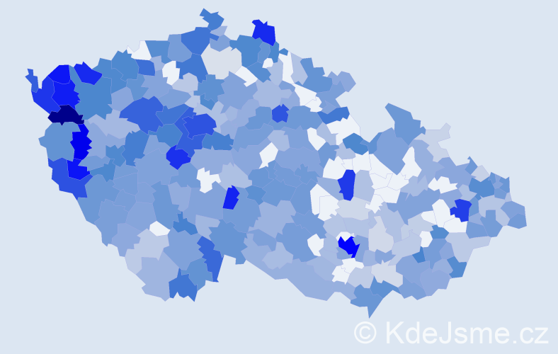 Jméno: 'Jessica', počet výskytů 837 v celé ČR