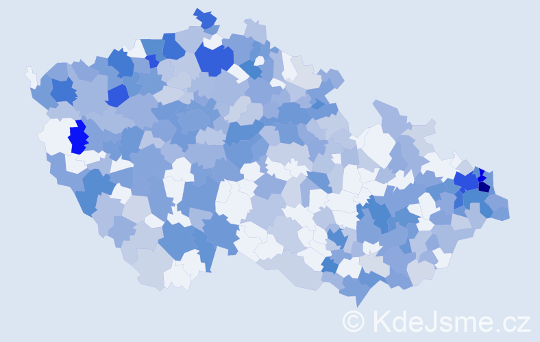 Jméno: 'Róbert', počet výskytů 673 v celé ČR