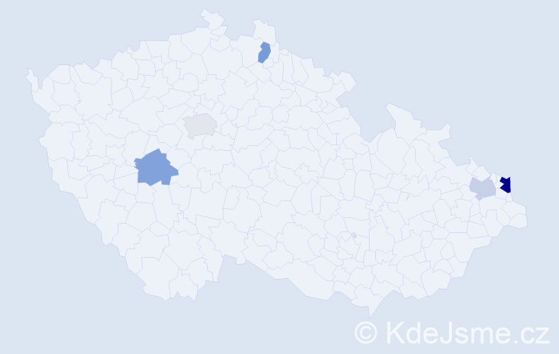 Jméno: 'Janusz Stanislaw', počet výskytů 8 v celé ČR