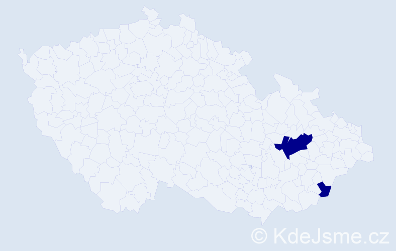 Jméno: 'Sejung', počet výskytů 2 v celé ČR