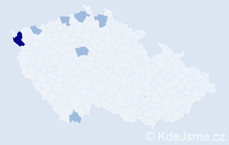 Jméno: 'Hoang Son', počet výskytů 10 v celé ČR