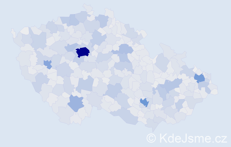 Jméno: 'Zdeňka', počet výskytů 76856 v celé ČR
