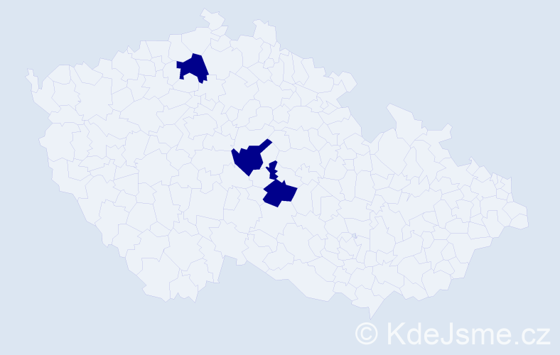 Jméno: 'Enkhbolor', počet výskytů 3 v celé ČR