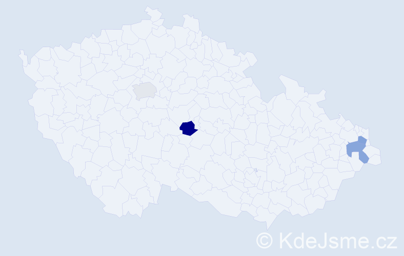 Jméno: 'Zofia Anna', počet výskytů 4 v celé ČR