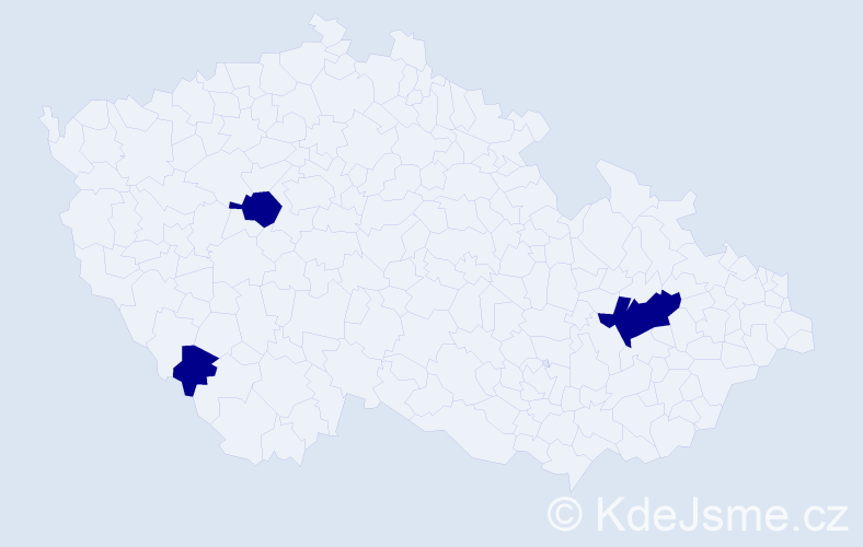 Jméno: 'Ngoc Quyet', počet výskytů 3 v celé ČR