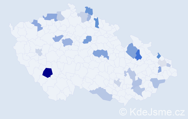Jméno: 'Ramon', počet výskytů 47 v celé ČR