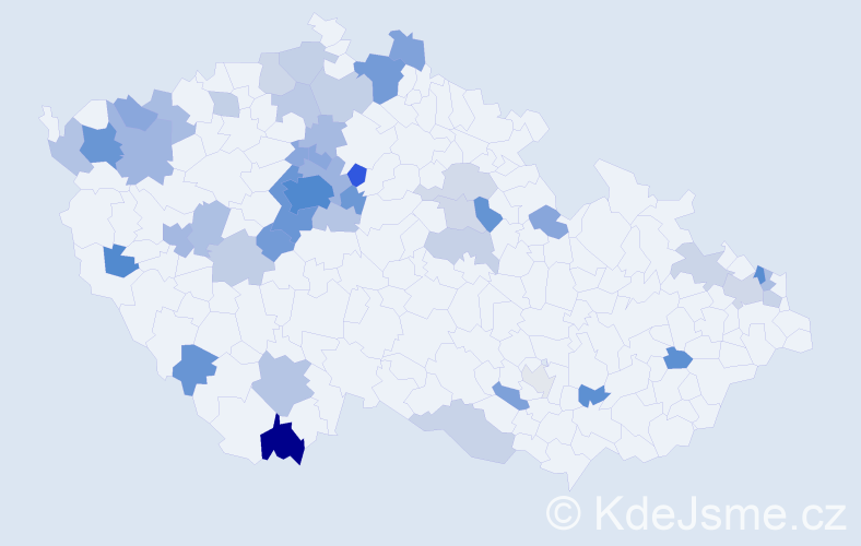 Jméno: 'Inga', počet výskytů 112 v celé ČR