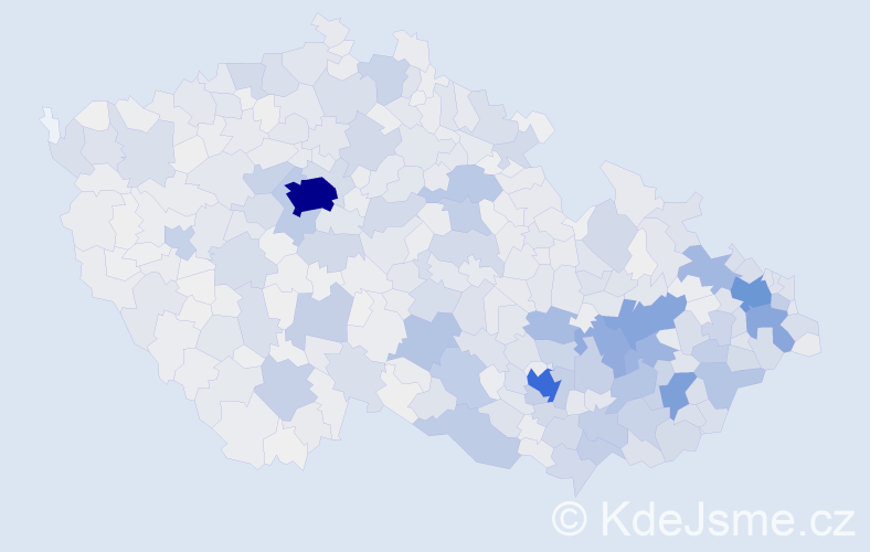 Jméno: 'Magda', počet výskytů 5514 v celé ČR