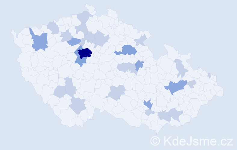 Jméno: 'Kryšpín', počet výskytů 47 v celé ČR
