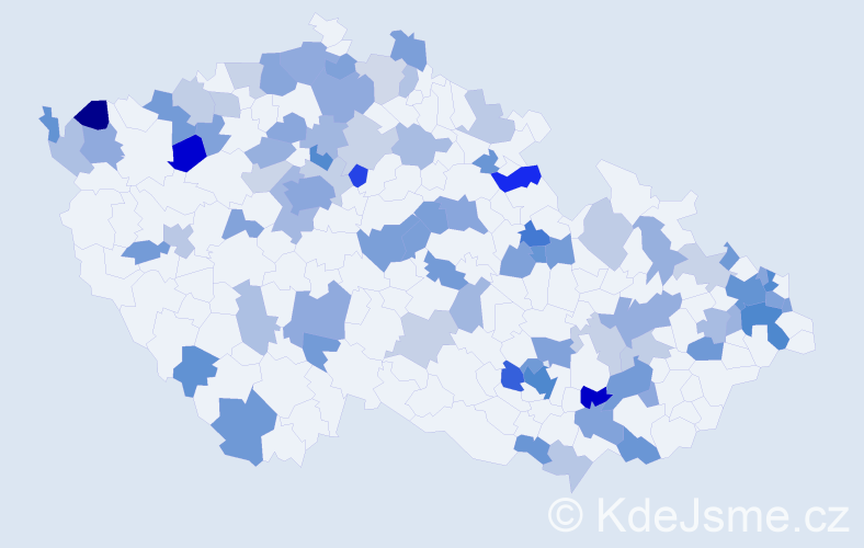 Jméno: 'Dávid', počet výskytů 159 v celé ČR