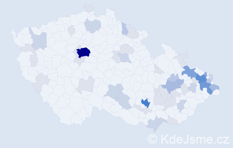 Jméno: 'Lev', počet výskytů 131 v celé ČR