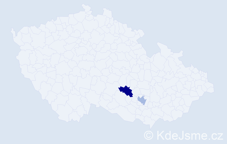 Jméno: 'Sayed', počet výskytů 2 v celé ČR