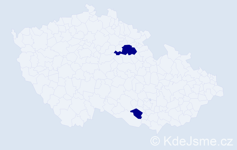 Jméno: 'Laco', počet výskytů 2 v celé ČR