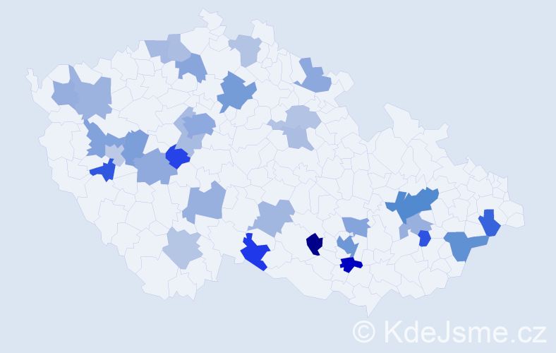 Jméno: 'Anette', počet výskytů 51 v celé ČR