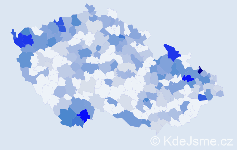 Jméno: 'Margareta', počet výskytů 447 v celé ČR