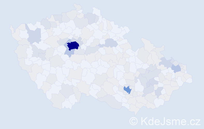 Jméno: 'Sophie', počet výskytů 394 v celé ČR