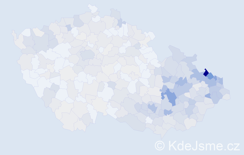 Jméno: 'Leo', počet výskytů 1369 v celé ČR