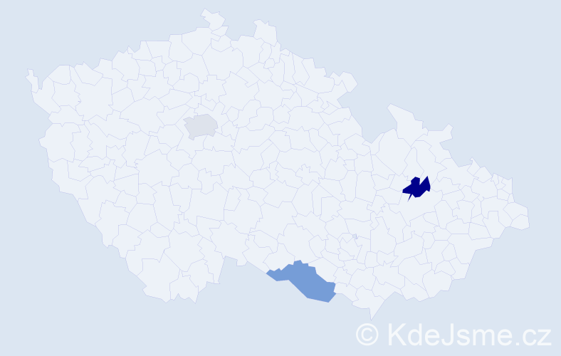 Jméno: 'Rozstislav', počet výskytů 3 v celé ČR