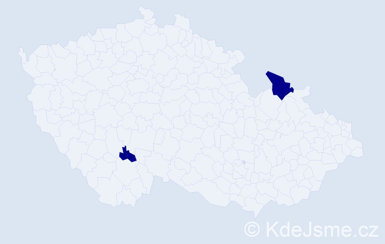 Jméno: 'Markus Michael', počet výskytů 2 v celé ČR
