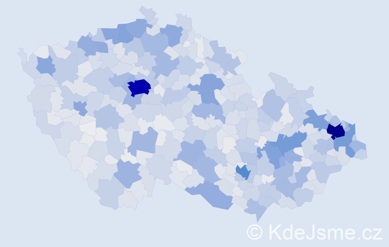 Jméno: 'Žaneta', počet výskytů 8999 v celé ČR