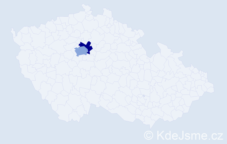 Jméno: 'Nodar', počet výskytů 3 v celé ČR