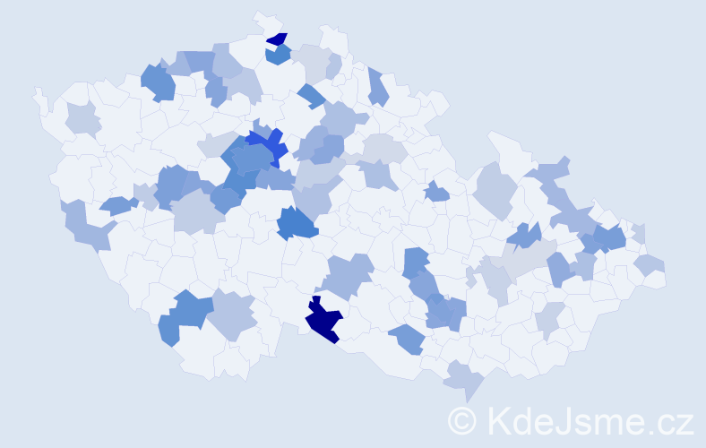 Jméno: 'Leila', počet výskytů 143 v celé ČR