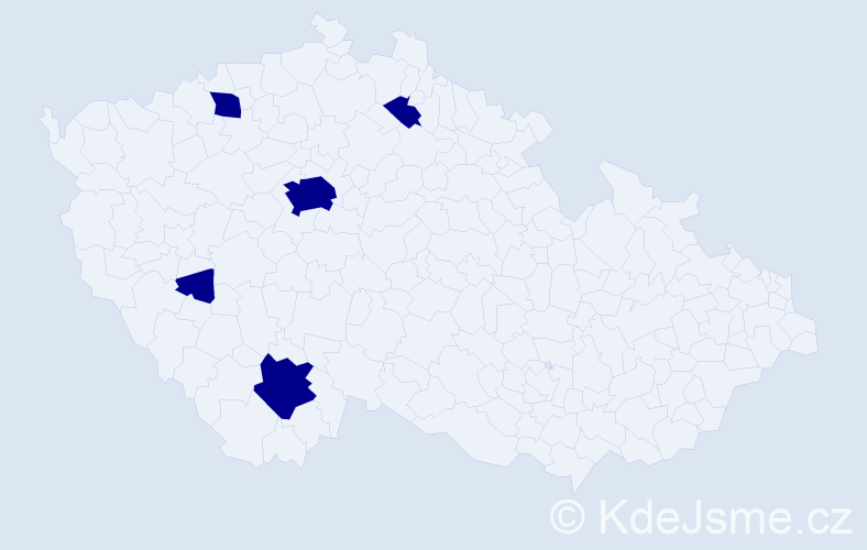 Jméno: 'Manfred Otto', počet výskytů 5 v celé ČR