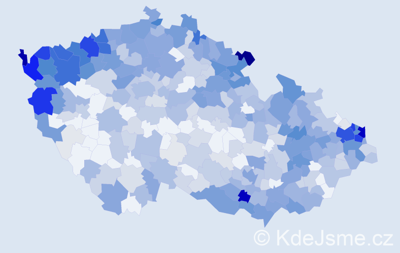 Jméno: 'Alžbeta', počet výskytů 1447 v celé ČR