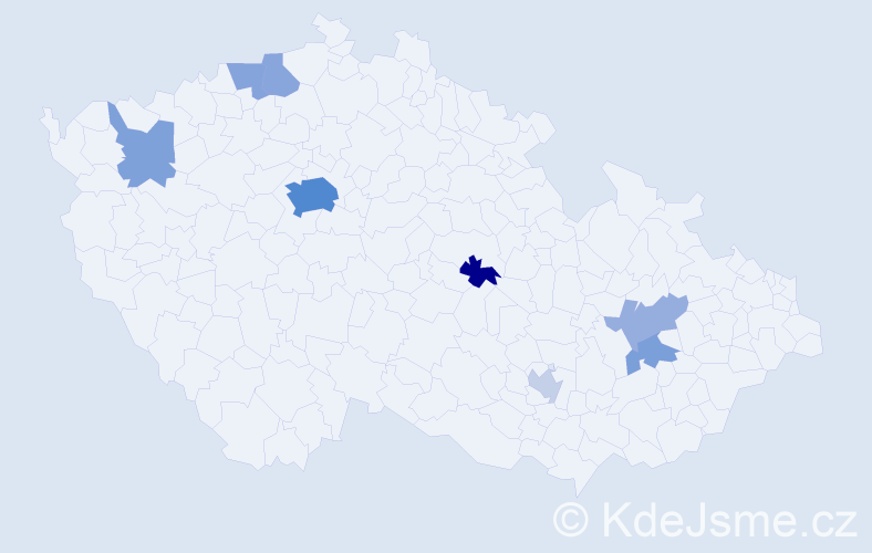 Jméno: 'Garik', počet výskytů 22 v celé ČR