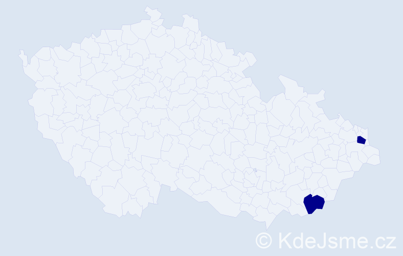 Jméno: 'Alex Michal', počet výskytů 2 v celé ČR