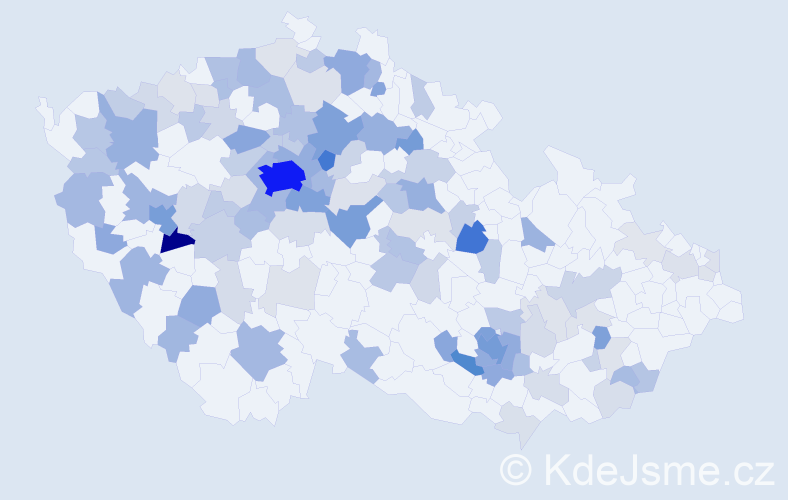 Jméno: 'Vladyslav', počet výskytů 397 v celé ČR
