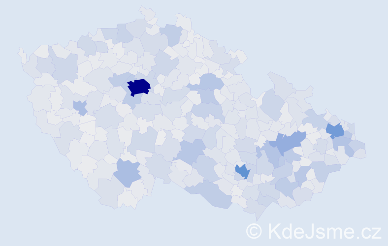Jméno: 'Marta', počet výskytů 38897 v celé ČR