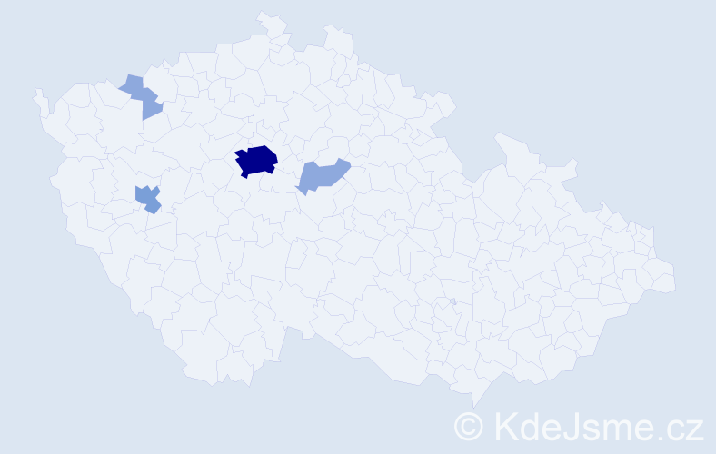 Jméno: 'Azizbek', počet výskytů 11 v celé ČR