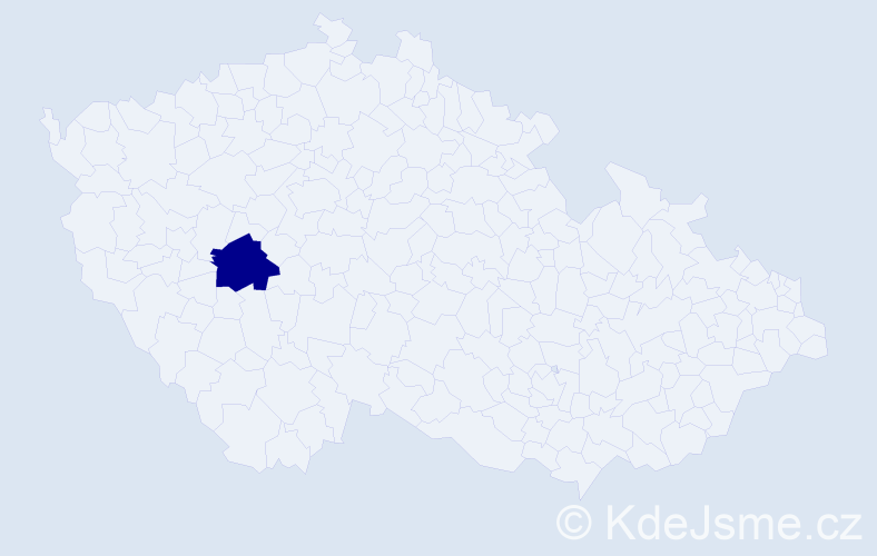 Jméno: 'Carmilla', počet výskytů 1 v celé ČR