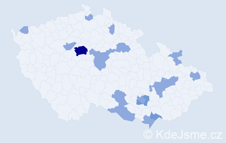 Jméno: 'Taras', počet výskytů 26 v celé ČR