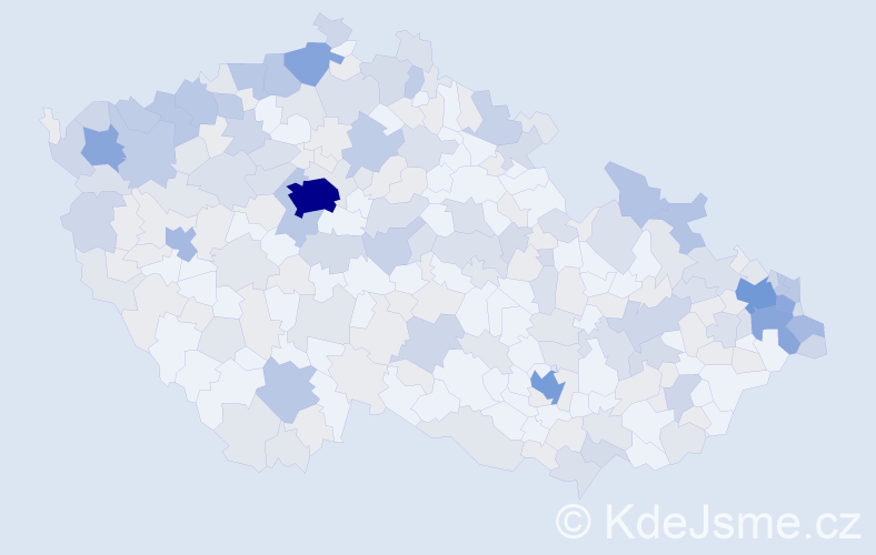 Jméno: 'Leon', počet výskytů 570 v celé ČR
