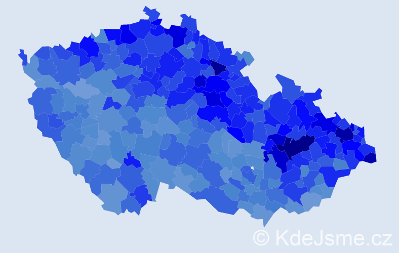 Jméno: 'Pavlína', počet výskytů 35863 v celé ČR
